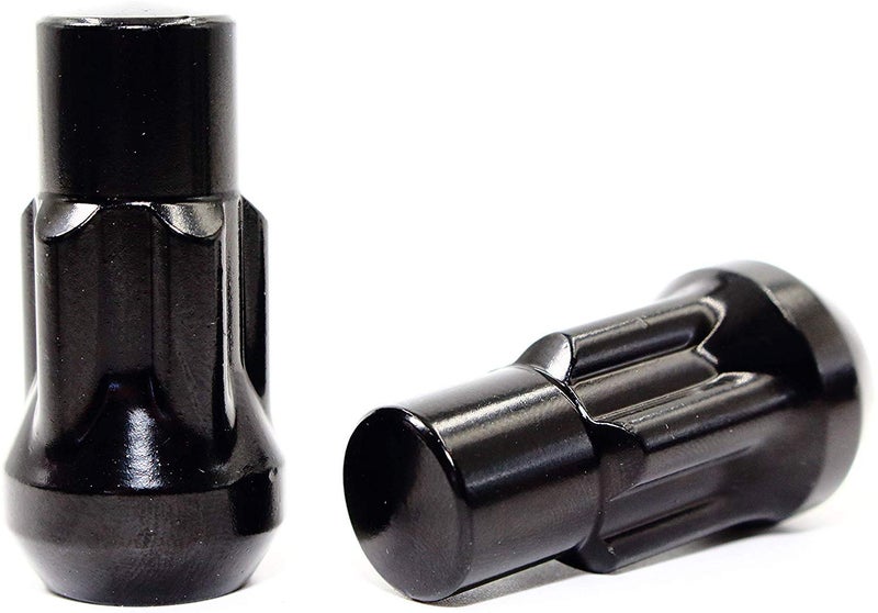 Veritek Performance Set of 4 14x1.5 Veritek Black Acorn Bulge Tuner 1.75 Inch Security Wheel Locks for Buick Cadillac Chevy Ford GMC Jeep Nissan Toyota Aftermarket Custom Wheels SUV Truck - Image 2